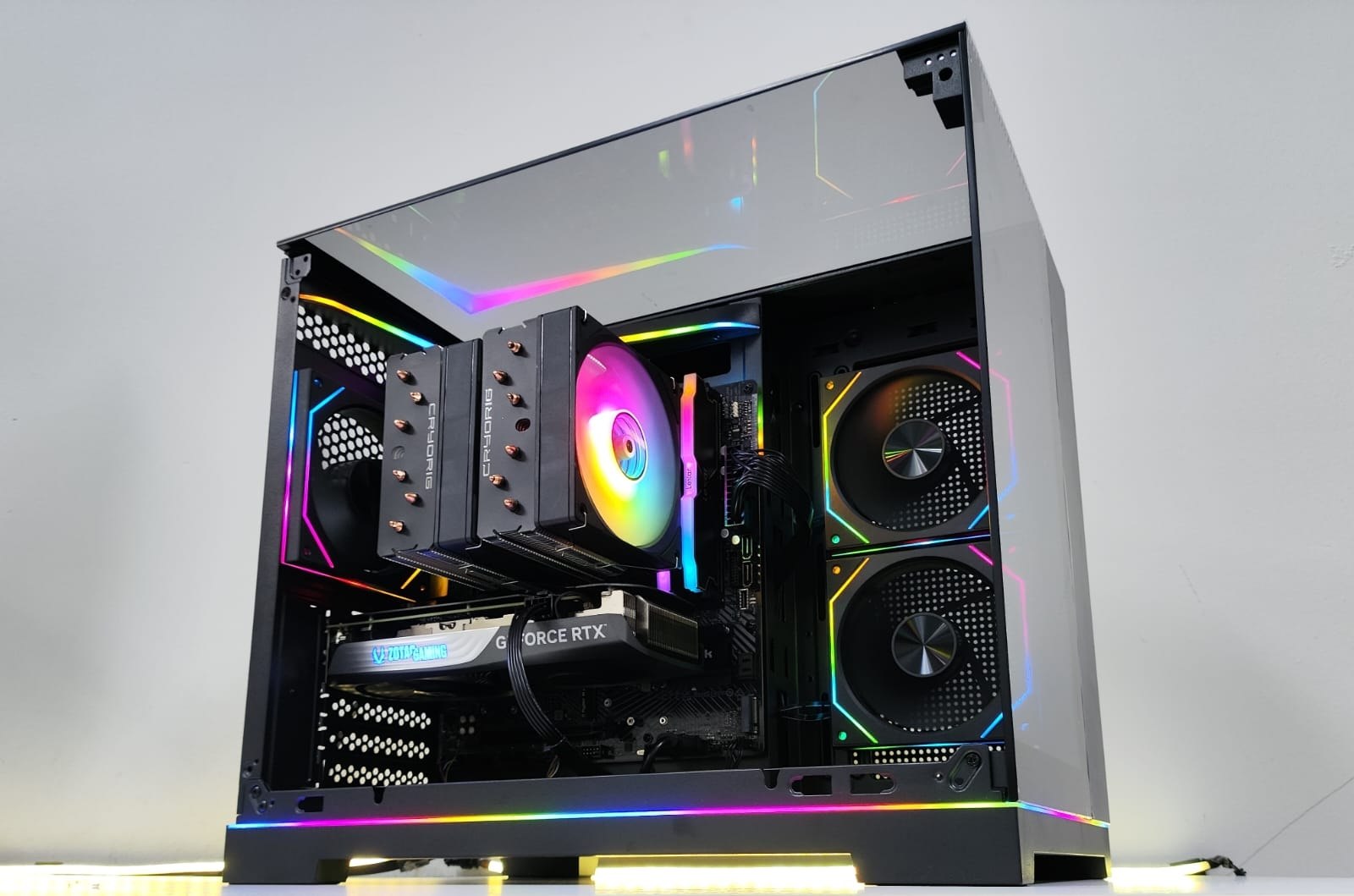 Completed server-grade custom PC build