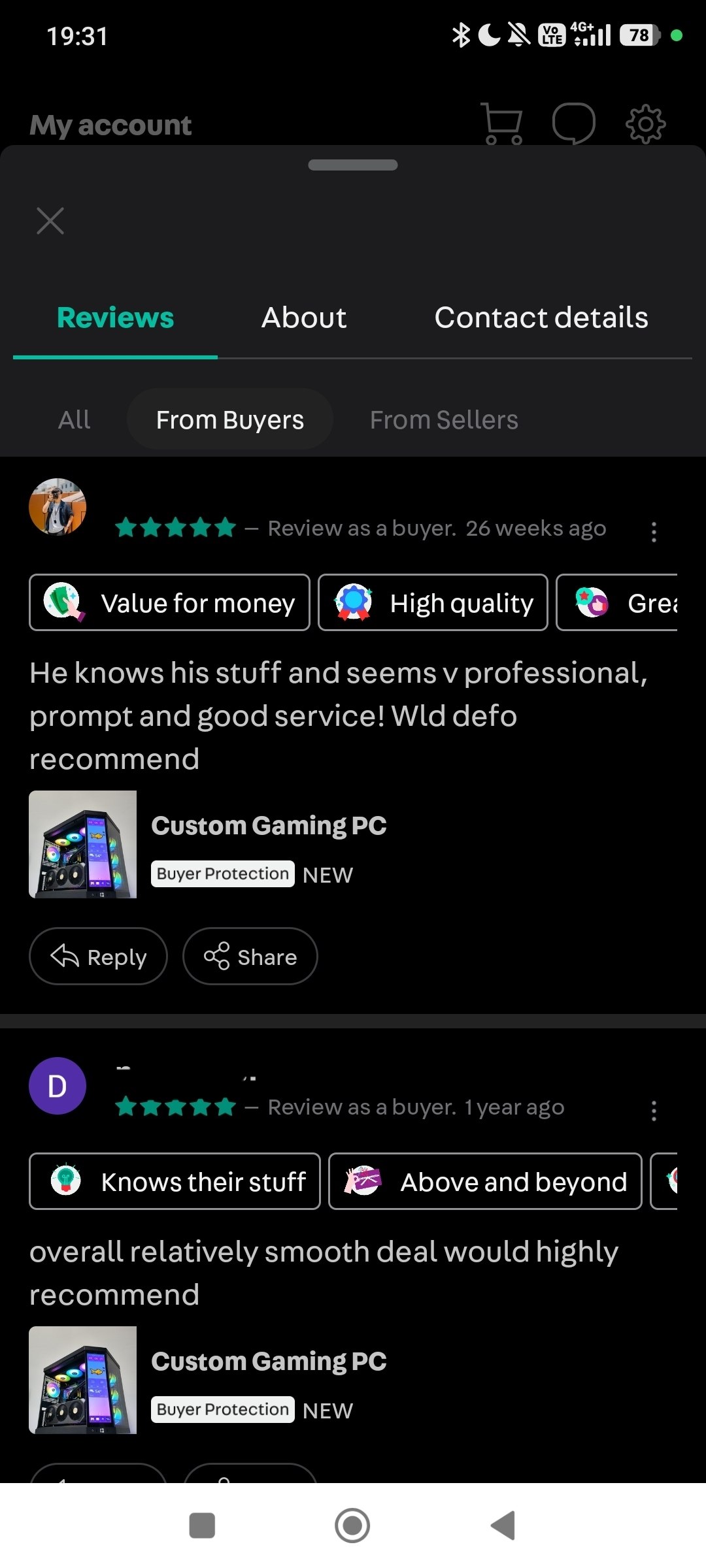 Carousell review screenshot 1