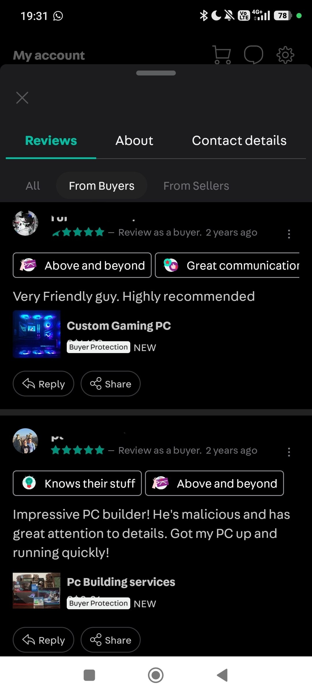 Carousell review screenshot 2